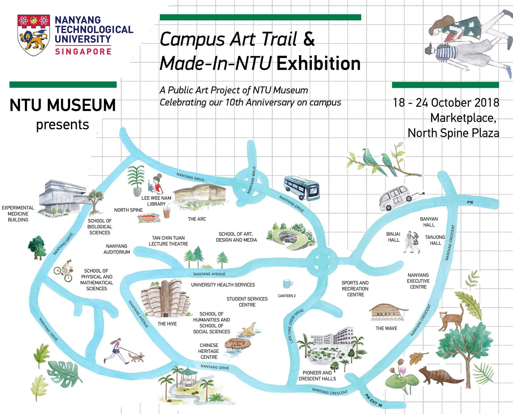 NTU campus art trail